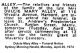 ALLEY Dulcie Mary 1974 Funeral Notice SMH