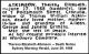 ATKINSON Theresa Elizabeth Death Notice