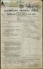 BLOOD, Lewis Edwin, WW1 Service Record. Page 1