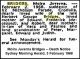 BRIDGES Moira Juverna 1968 Death Notice