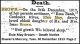 BROWN, Elsie May Death Notice 1913