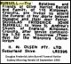BURRELL, Douglas Frederick Funeral Notice 