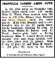 BURRELL, Olive St George Call 19 Feb 1932