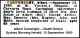 CARTWRIGHT Albert 1950 Death Notice