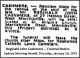 CASHMERE Reginald John Funeral Notice