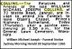 COLLINS William Michael Joseph 1965 Funeral Notice
