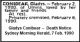 CONIBEAR Gladys 1990 Death & Cremation Notice