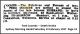 COOMBS Fred Funeral Notice