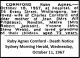 CORNFORD, Ruby Death Notice 
