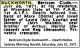 DUCKWORTH, Bertram Clyde Death Notice SMH 31 Jul 1971.