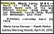 DUNCAN Marie Lorna 1976 Death Notice SMH