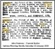 EMERSON, John Funeral Notice 