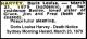 HARVEY Doris Louisa 1979 Death Notice 
