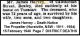 HARVEY James 1940 Death Notice