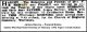 HARVEY James 1940 Funeral Notice 