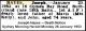 HAYES Joseph Death Notice 1953