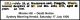 HILL Minnie 1926 Death Notice