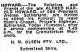 HOWARD Alfred Harold 1964 Funeral Notice SMH