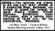 JONES Lily May 1971 Funeral Notice 