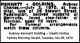 KENNETT-GOLDING, Aubrey Charles Death Notice