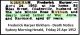 KIRKHAM Frederick Harper Death Notice