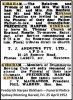 KIRKHAM Frederick Harper Funeral Notice 