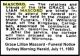 MASCORD Grace Lillian nee HARVEY 1983 Funeral Notice