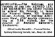 MEREDITH Alfred Leslie Funeral  Notice 1968