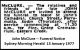McCLURE John 1977 Funeral Notice SMH