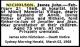 NICHOLOSON, James John Death Notice