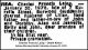 REA Charles Francis Laing Death Notice