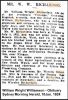 RICHARDSON William Wright 1924 Obituary SMH