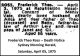 ROSS Frederick Theo Death Notice