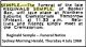 SEMPLE Reginald Funeral Notice