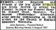 SYMONS John 1957 Funeral Notice