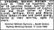 SYMONS Norman William 1968 Death Notice