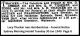 THACKER Lucy 1940 Funeral Notice SMH