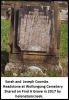COOMBS Joseph & Sarah Headstone at Wollongong