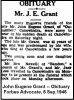Eugene Grant 1946 Obituary 